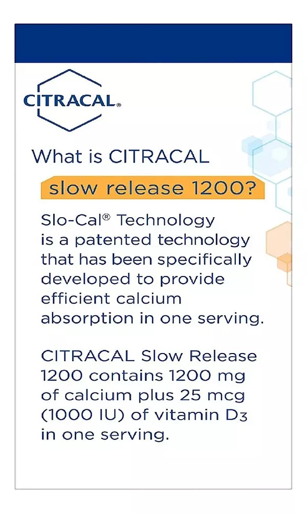 Salud y Equipamiento Médico - Citracal Slow Release 1200 Mg 8
