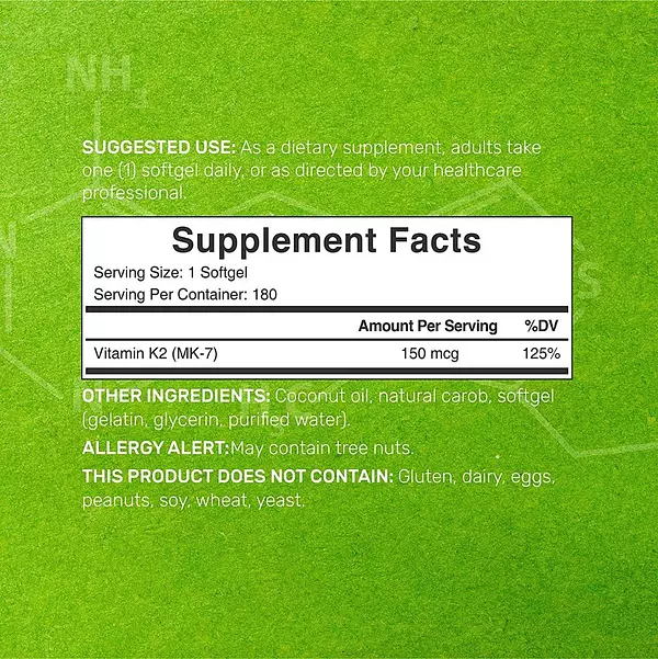 Salud y Equipamiento Médico - Vitamina K2 500mg Eagleshine v unidad 2