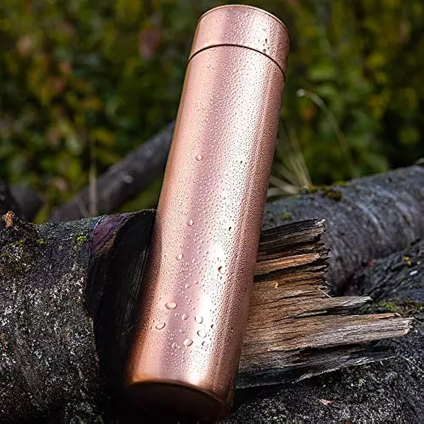 Salud y Equipamiento Médico - Botella De Agua De Cobre Kosdeg De 34 Oz, Diseño Moderno Y 4