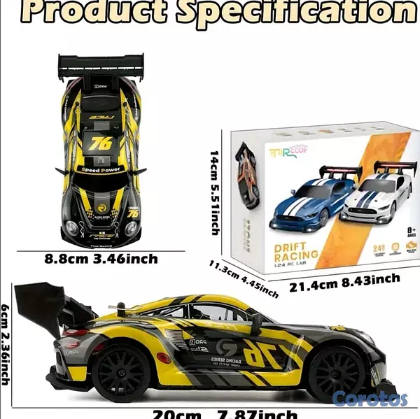 juguetes - Carro drift 4WD de control remoto 3