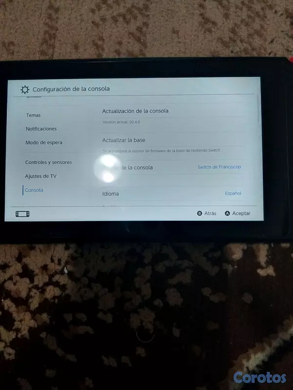 consolas y videojuegos - En venta nintendo switch en excelentes condiciones. 
Sto dgo este aut san isidro 2
