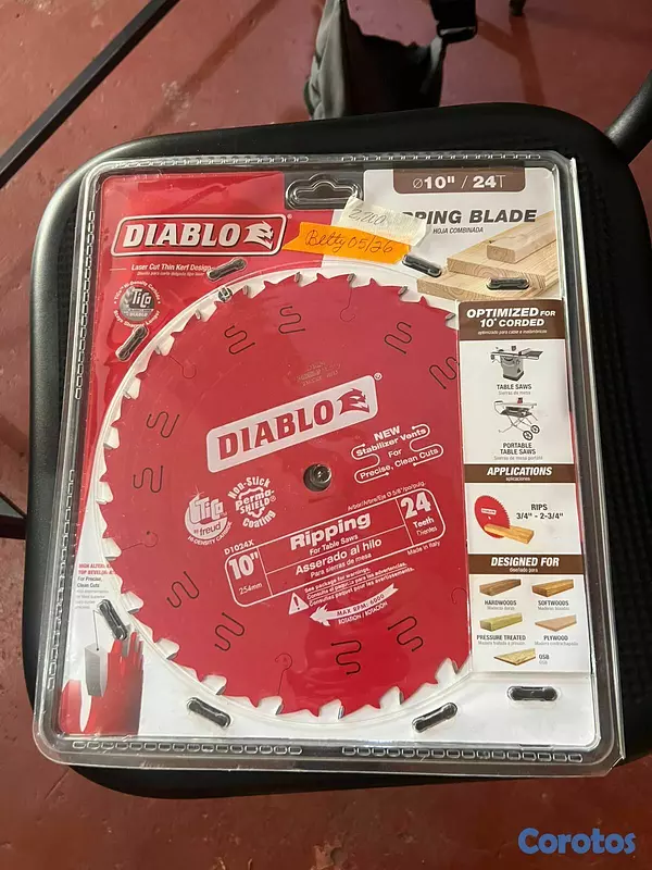 construccion e industrial - DISCO DIABLO 10 PULGADAS 1