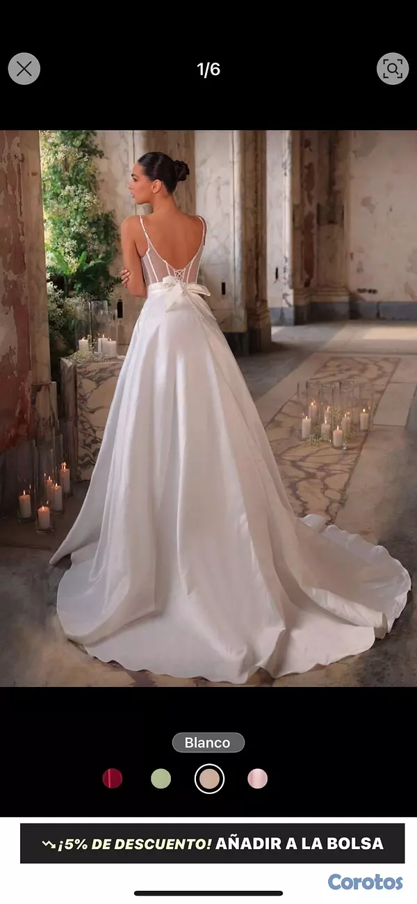 ropa para mujer - Vestido de novia con todos los accesorios 2