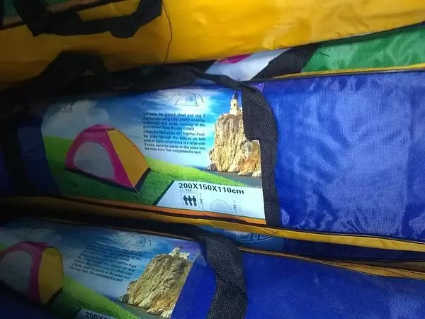 Artículos Deportivos - Casa De Campaña Para 3 Personas, Carpa, Camping, acampar tienda 4