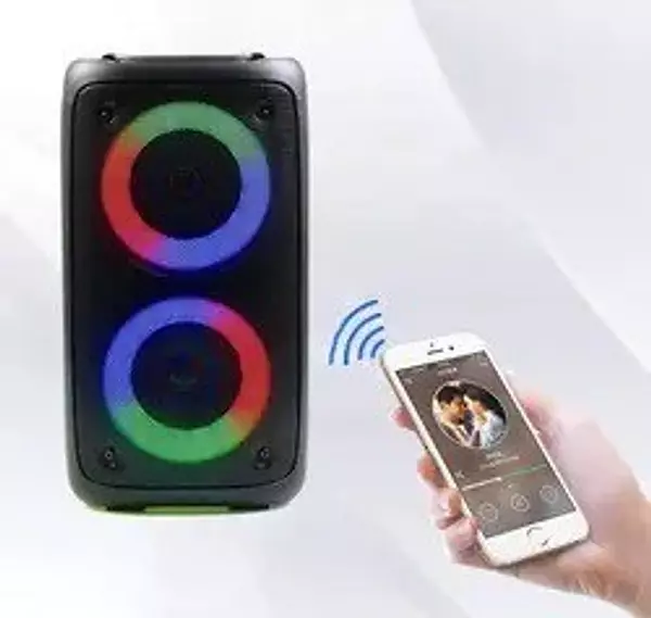 otros electronicos - Bocina inalámbrica portátil de 8" Mic SD bluetooth Radio usb 4