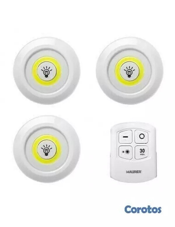 decoración y accesorios - LUZ LED CON CONTROL REMOTO JUEGO DE 3 ZDWJ-210 3