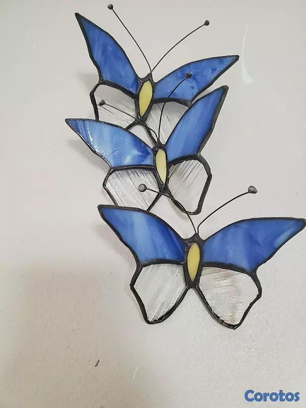decoración y accesorios - Mariposas en vitral 6