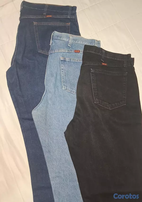 ropa para hombre - 3 Jeans RUSTLER hombres, nuevos sin etiquetas. Imp 3