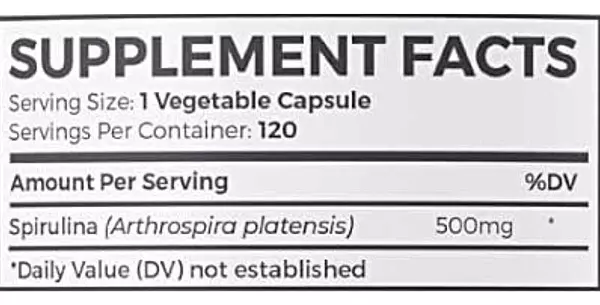 Salud y Equipamiento Médico - Espirulina 60cap Healths Harmon 2