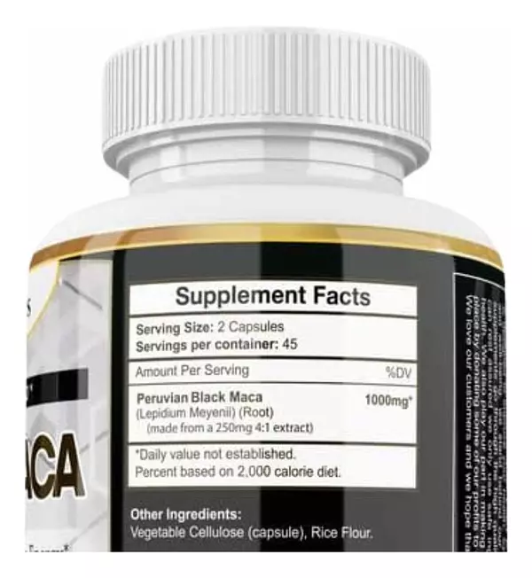 Salud y Equipamiento Médico - Black Maca 90cap Vibraxlabs 2