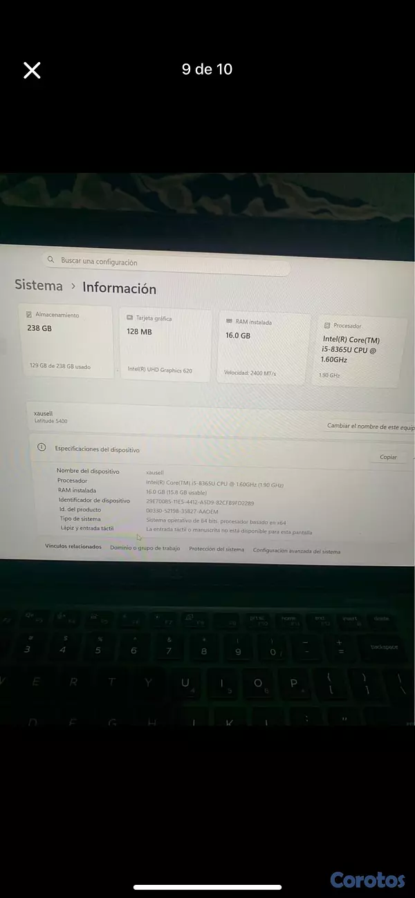 computadoras y laptops - Laptop Del latitudes5400 prácticamente nueva negociable‼️ 6