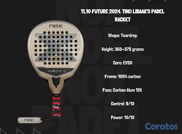 Artículos Deportivos - Nox TL10 Future 2024 de Tino Libaak 
¡Un solo uso!        
(precio negociable) 5
