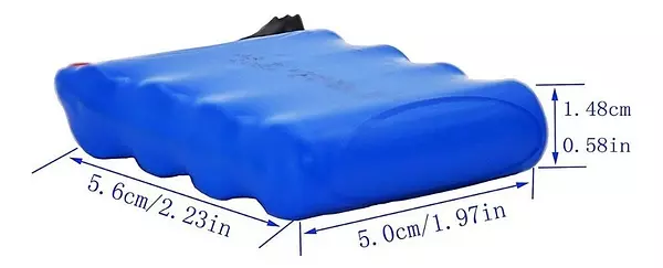 Salud y Equipamiento Médico - Baterías De Ni-cd De 4.8v 700mah Y 2 Cables De Cargador Usb 4