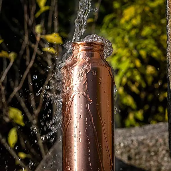 Salud y Equipamiento Médico - Botella De Agua De Cobre Kosdeg De 34 Oz, Diseño Moderno Y 5