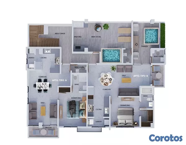 apartamentos - venta de apartamentos en la autopista de san isidro brisa oriental de 124mts 9