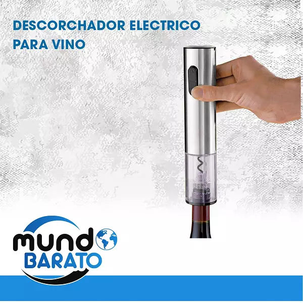 cocina - Descorchador de Vino Eléctrico Destapador Abridor sacacorcho 2