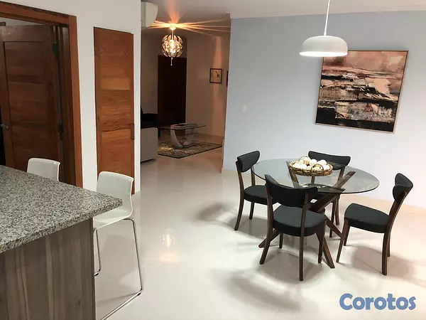 apartamentos - BELLA VISTA SUR 107 MTS ACEPTAN MASCOSTA AMUEBLADO Y AMPLIO APARTAMENTO TORRE  4