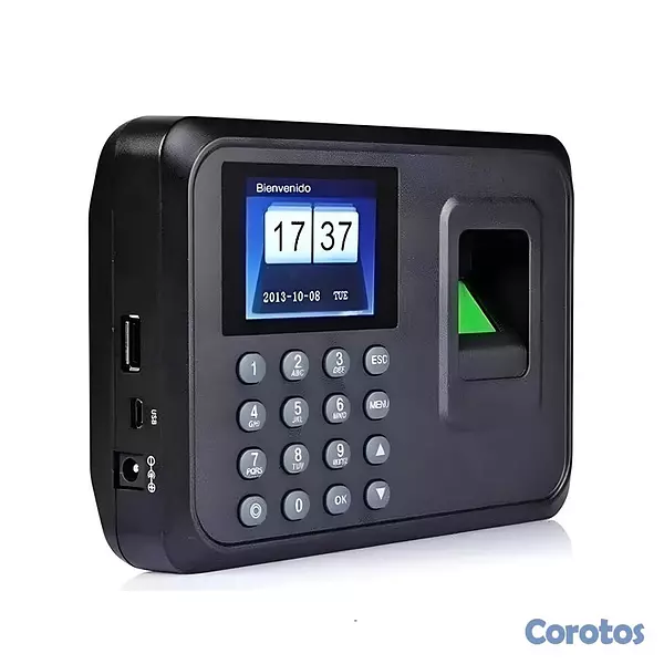 otros electronicos - Reloj de Asistencia Ponchador Huella Digital Contr 2