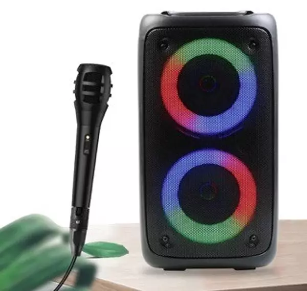 otros electronicos - Bocina inalámbrica portátil de 8" Mic SD bluetooth Radio usb 5