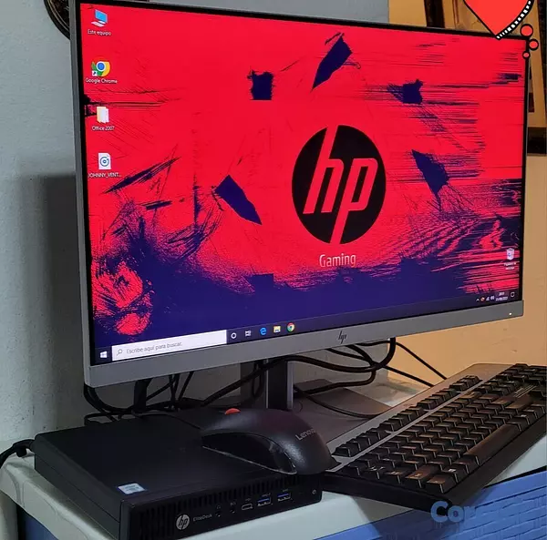 computadoras y laptops - Combo pc Completa Hp mini Core i5 6ta Ram 8gb ddr4 Disco SSD FULL 1