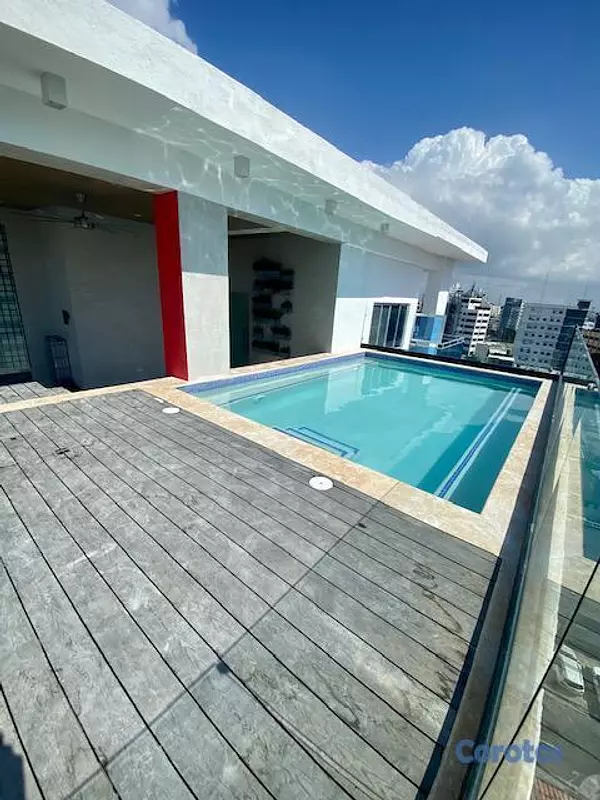apartamentos - Apartamento en Alquiler Naco 1 Hab Línea Blanca Li 8