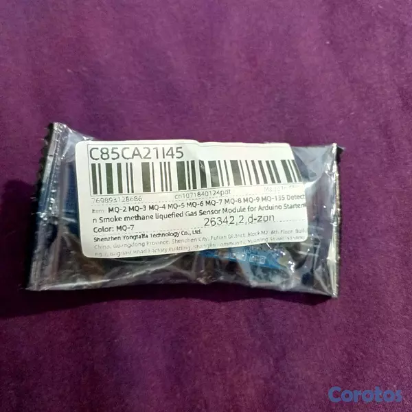 accesorios para electronica - Sensores MQ7, MQ135 y display. El precio es por todo. 8