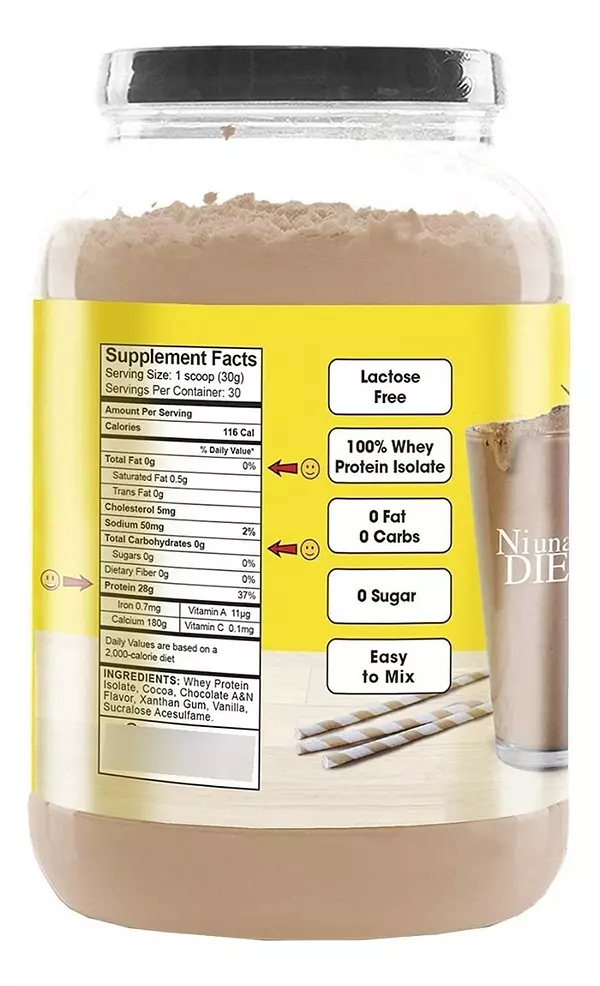 Salud y Equipamiento Médico - Proteina Ni Una Dieta Mas 904g 2