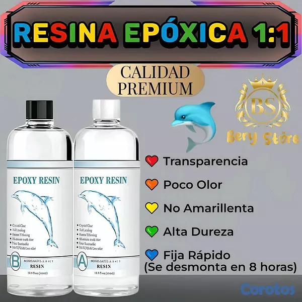 accesorios para electronica - RESINA EPOXICA 1:1 | RESINA EPOXY | RESINA PARA PISO Y MANUALIDADES | RESINA | 3