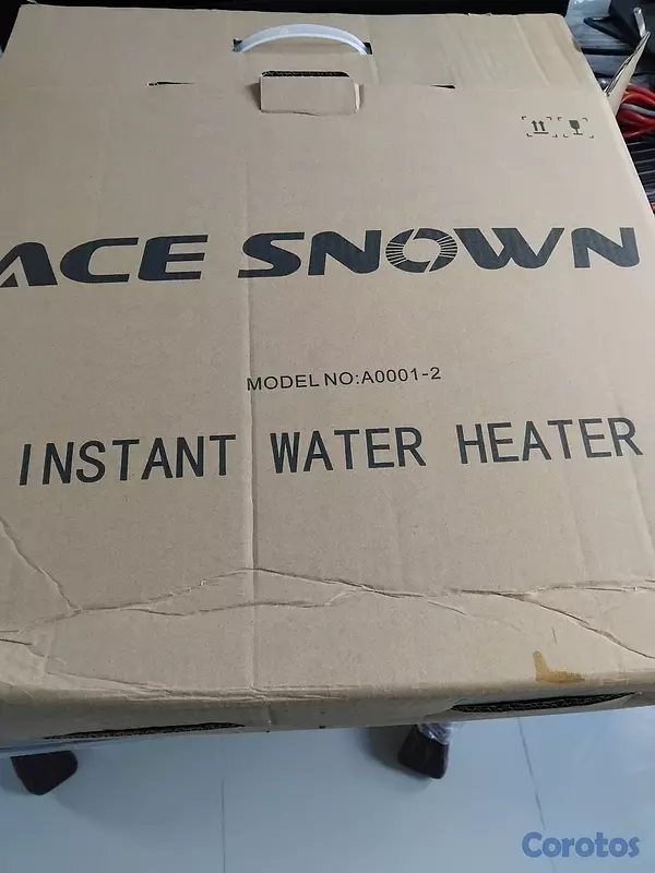 electrodomesticos - Calentador de agua de Linea Ace Snown 220v nuevo nunca usado
Aut san isidro 2