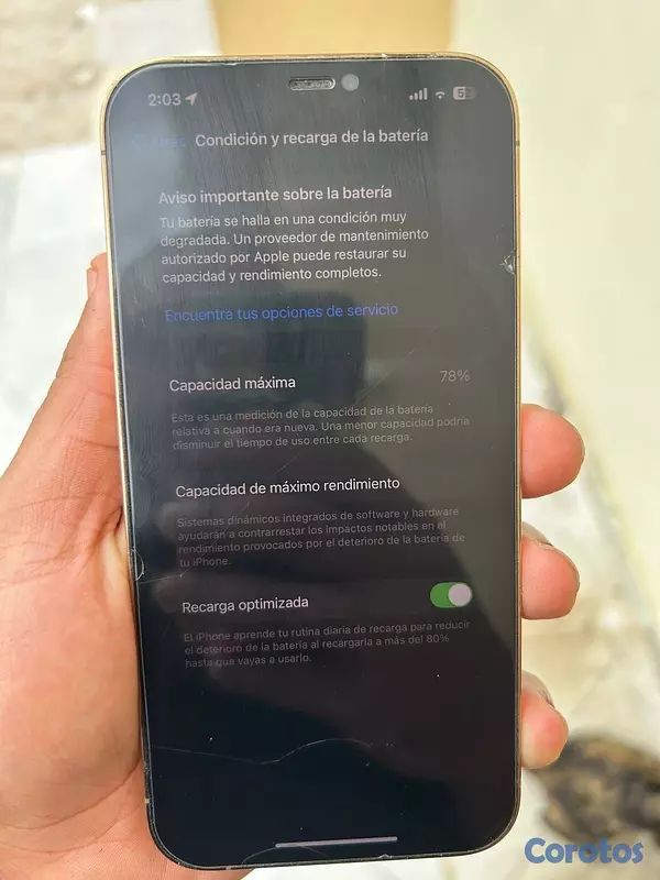 celulares y tabletas - se vende 12 pro Max las fotos lo dicen todo  5