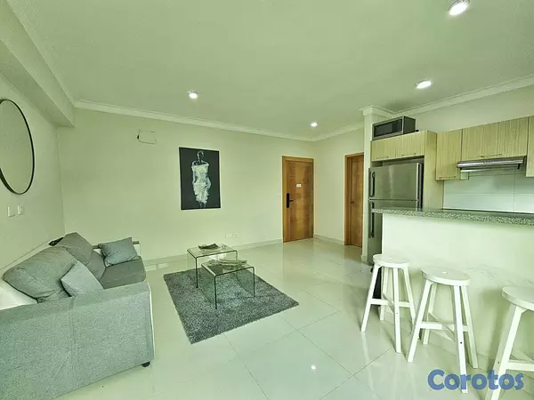 apartamentos - Apartamento en Alquiler Amueblado en Gazcue cerca  3