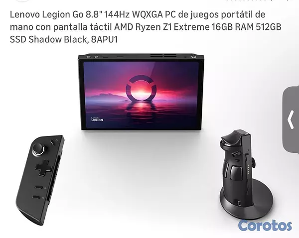computadoras y laptops - ¡¡¡PC GAMER LENOVO LEGION GO 512GBS!!! 1