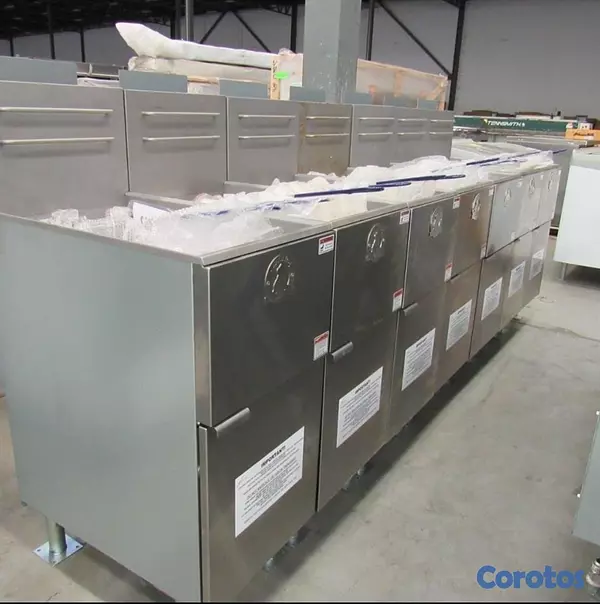 construccion e industrial - Freidoras Americanas de 2 canastos 40L (Nuevas)  3