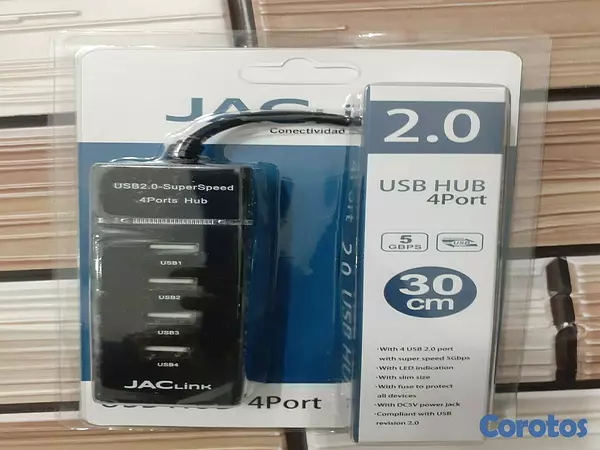 accesorios para electronica - Hub USB 2.0 de 4 Puertos 2