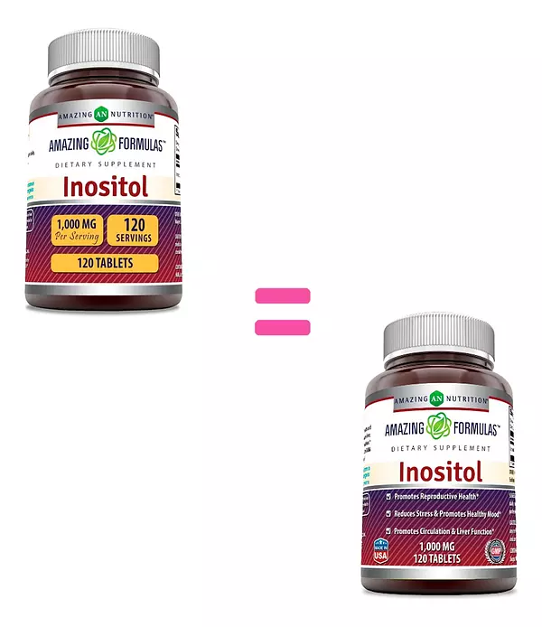 Salud y Equipamiento Médico - Suplemento Inositol 1000 Mg - Un - Unidad A $148700 2