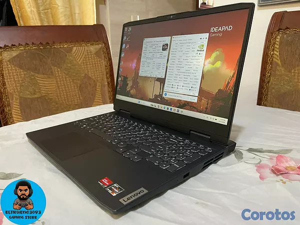 computadoras y laptops - Laptop gaming Lenovo ideadpad Gaming 3, Ryzen 7, R 2