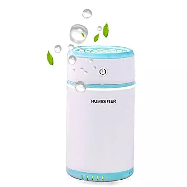 salud y belleza - Mini Humidificador De Aire Usb Difusor Con Luz 7
