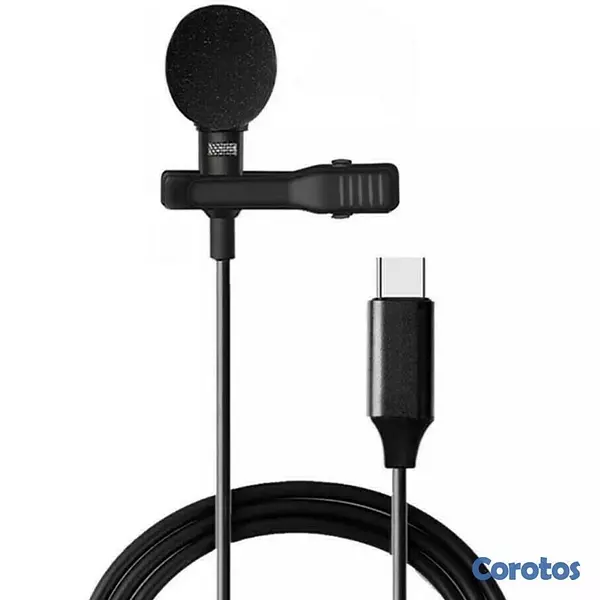 otros electronicos - Micrófono de solapa para teléfono Android USB tipo C obtén una solución rápida  3