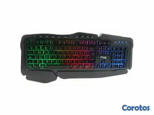 computadoras y laptops - TECLADO GAMING MYO SERIE 8, USB, LED, BACKLIGHTING RAINBOW. MYO-KBG8
