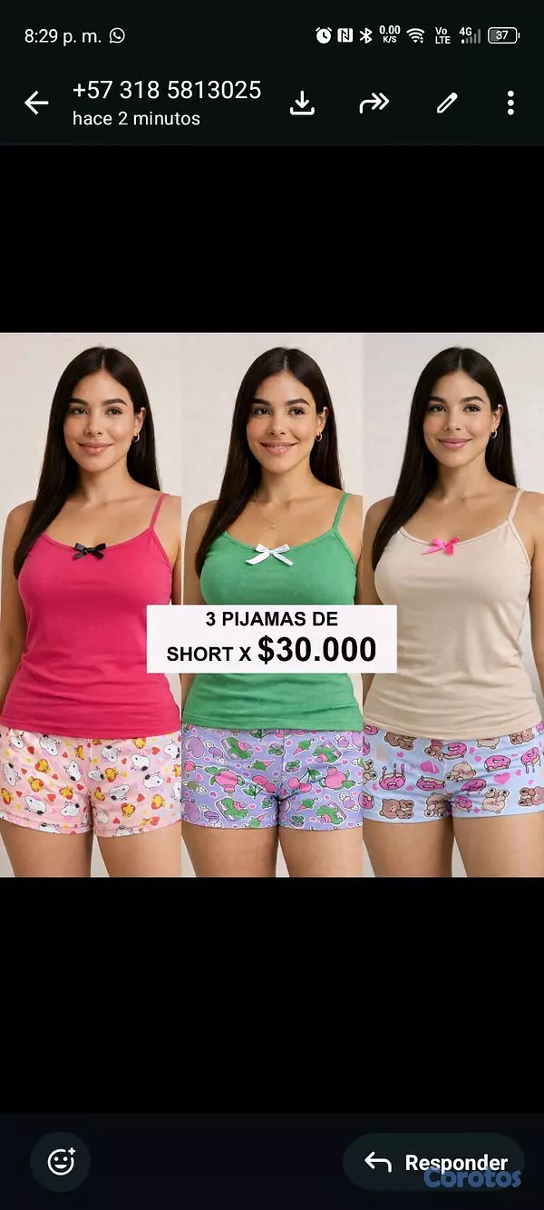 ropa para mujer - ventas de pijamas hay por mayor y al detalle solo ventas mayoristas  5