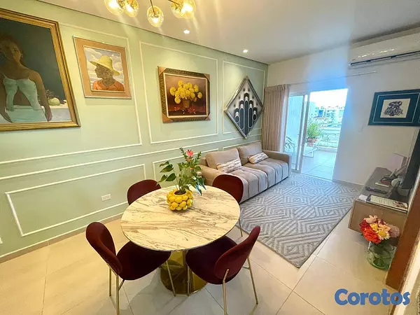 apartamentos - APARTAMENTO AMUEBLADO EN VENTA – EVARISTO MORALES  9