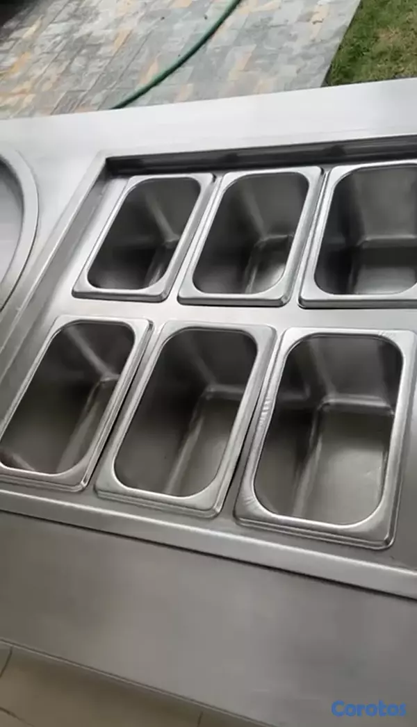 equipos profesionales - ROLLED ICE CREAM, Máquina de helado tailandés 5
