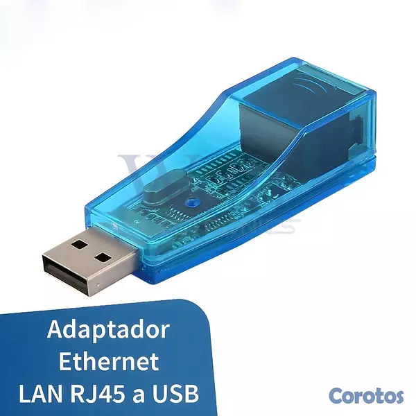 accesorios para electronica - Adaptador USB a LAN RJ45 10/100Mbps – Tarjeta de R 2