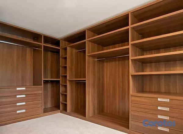 muebles y colchones - Diseño de closet en madera a la medida  2