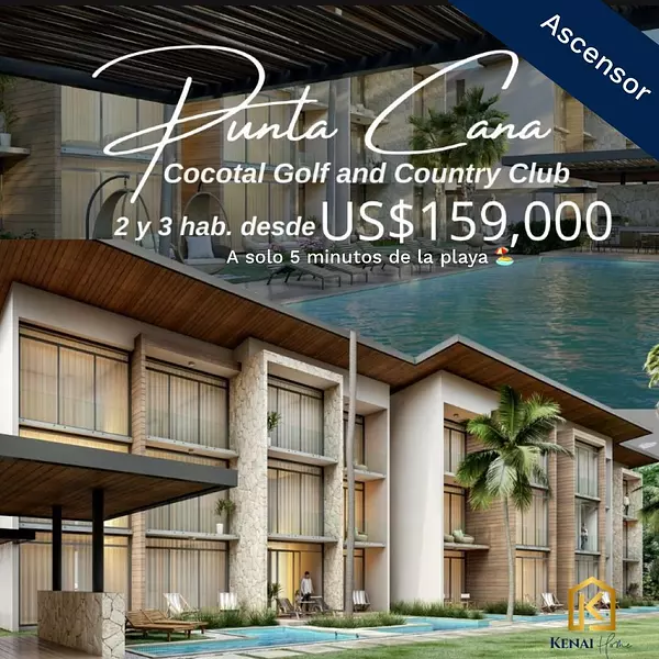 apartamentos - Proyecto en Punta Cana,Cocotal Golf and country club  5
