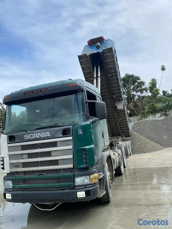 camiones y vehiculos pesados - 4 Camiones Scania con su volqueta cada uno oferta! 1