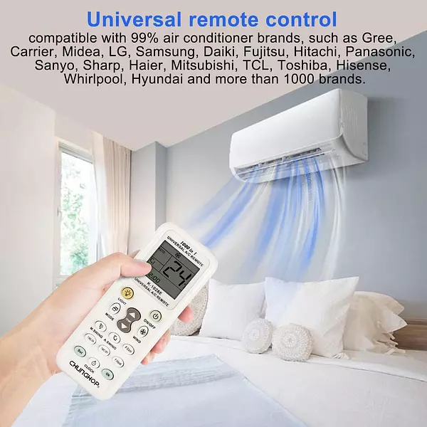 aires acondicionados y abanicos - Aire acondicionado universal A/C Control remoto 1000 en 1. Controlador 5