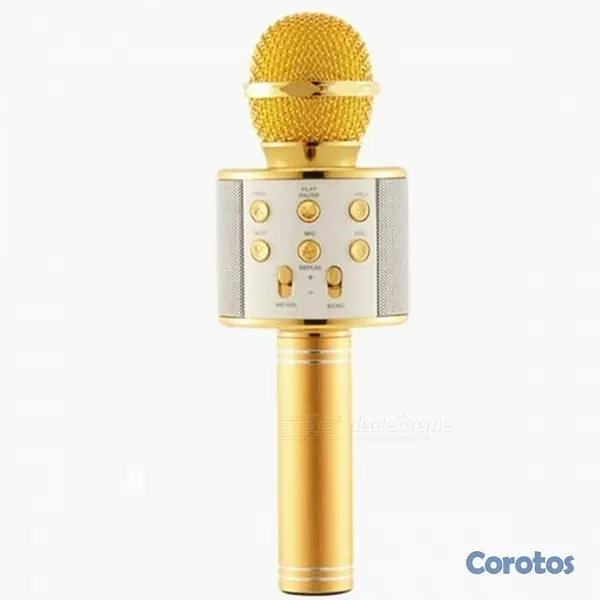 otros electronicos - Microfono Inalambrico Bluetooth Karaoke con Bocina Recargable Inhalambrico 4