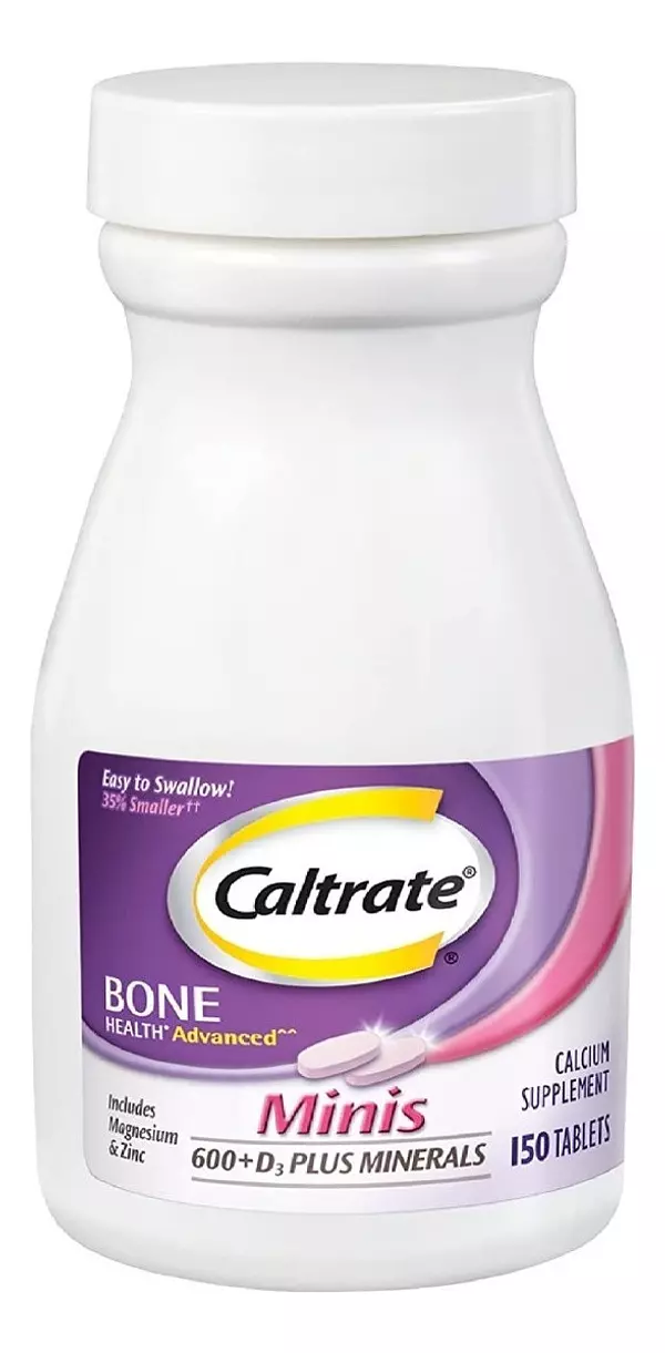 Salud y Equipamiento Médico - Calcio Caltrate 600 D3 Plus Min 3