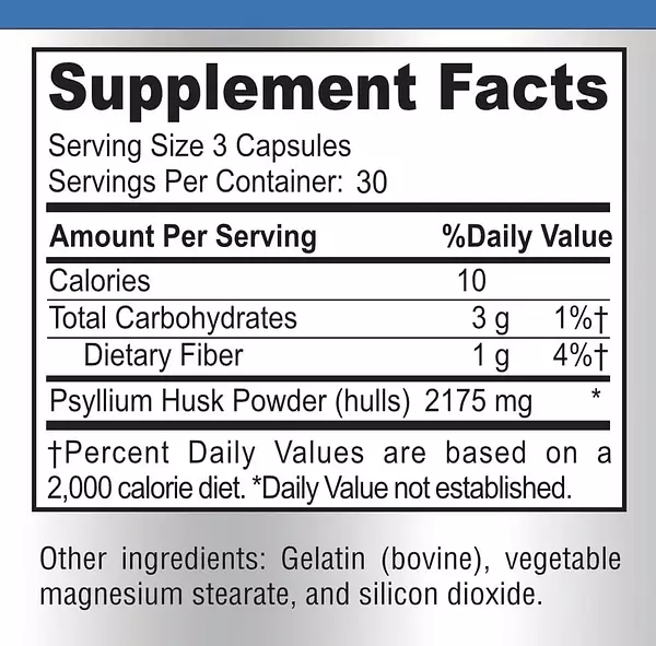 Salud y Equipamiento Médico - Psyllium 90 Caps Yummyvite - Unidad 2